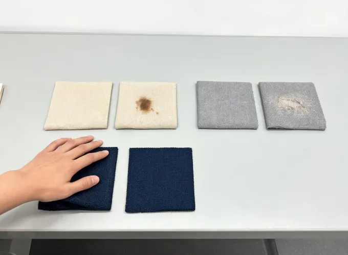 Functional upholstery finish test