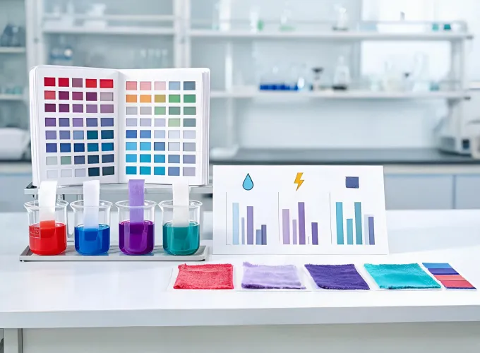 Interior textile dye trial