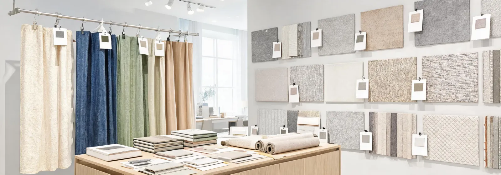 Kvadrat upholstery and curtain textile library